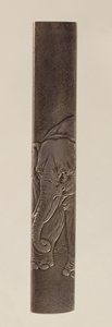 Kılıç Yerleştirme, Edo dönemi 1615-1868 (işlemeli bronz) (ters için bkz. 142625) by Japanese School