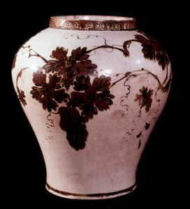 Sanat çekirdeği: Yi döneminden (1392-1910) porselen kavanoz, Duksoo; Saray Güzel Sanatlar Müzesi by School Korean