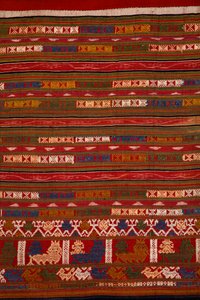 Bir Tai Lu eteğinin detayı, Muang Hun, Udomxai Eyaleti, Laos (tekstil)