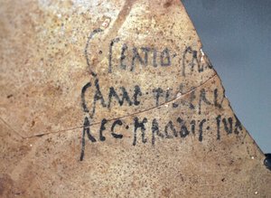 Herodyum yazıtı, MS 1. yüzyıl (seramik)