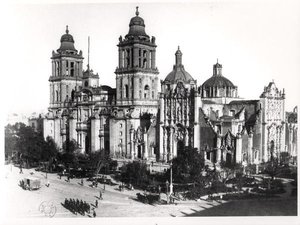 Mexico City Katedrali (s/b fotoğraf)