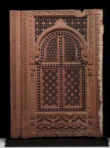 Bir çift Jali perdesi, c.18. yüzyıl (kumtaşı)