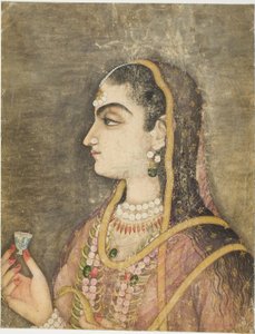 Bir Prensesin Portresi by School Mughal