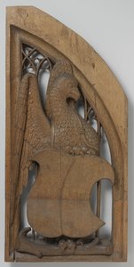 Bir organ vakasından alınan panel, c. 1510-20 (çok renklilik izleri olan meşe) by School Netherlandish