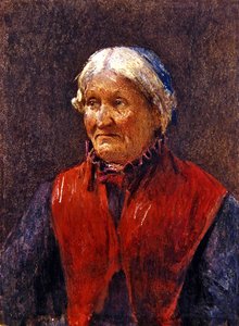Yaşlı Bir Kadın (kağıt üzerinde pastel) by School Newlyn