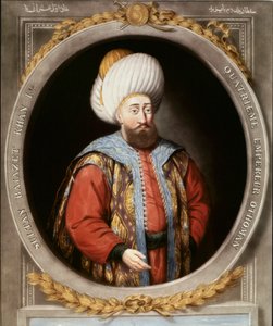 Osmanlı İmparatorluğu: Yıldırım (Yıldırım) olarak bilinen dördüncü Osmanlı Sultanı I. Bayazid'in portresi (1389-1402). Topkapı Sarayı İstanbul Kütüphanesi