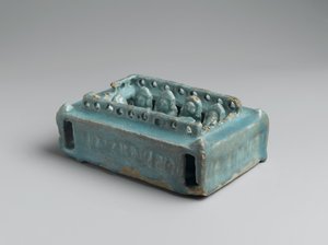Ev modeli, 12. yüzyılın sonu veya 13. yüzyılın başı (kil) by School Persian