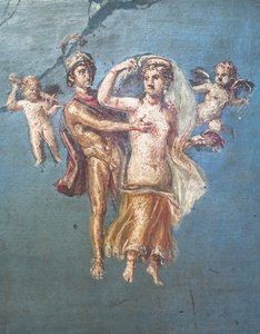 Mavi zemin üzerinde Mars ve Venüs, Herculaneum