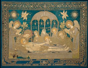 Entombment - İsimsiz bir Rus yazar tarafından yün işlemesi by School Russian