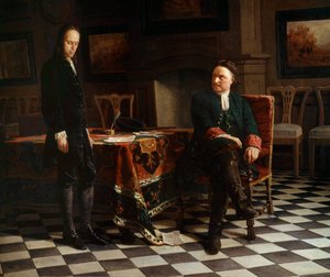 I. Petro (1672-1725), Rus Çarı ve oğlu Alexis