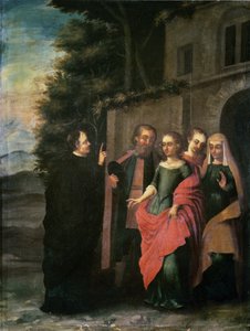 Meridalı Aziz Eulalia'nın Hayatından Bir Sahne by School Spanish