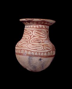 Medeniyet Ban Chieng: boyalı vazo. 650 M.Ö. Taylandlı. Paris, Musee Guimet, Musee National des Arts Asians.