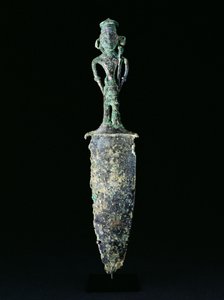 Hançer, Dongson Kültürü, c.200 BC-200 AD (bronz)