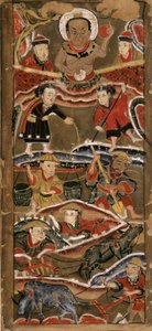 King Hang Trong, tarım dehası, 70x35 kağıt, Hanoi Güzel Sanatlar Müzesi.