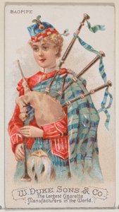 Gayda, Duke marka sigaralar için Musical Instruments N82 serisinden, 1888., 1888. by Schumacher and Ettlinger