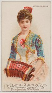 Concertina, Duke marka sigaralar için Musical Instruments N82 serisinden, 1888., 1888.