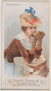 Armonika, Duke marka sigaralar için Musical Instruments N82 serisinden, 1888., 1888.