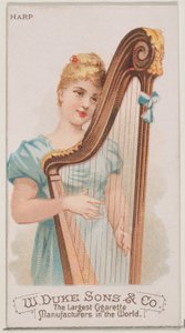 Arp, Duke marka sigaralar için Musical Instruments N82 serisinden, 1888., 1888. by Schumacher and Ettlinger