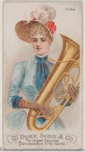 Tuba, Duke marka sigaralar için Musical Instruments N82 serisinden, 1888., 1888.