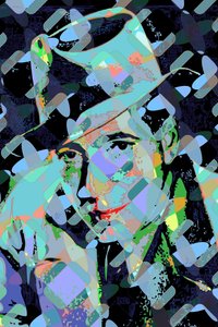 Humphrey Bogart (dijital) by Scott J. Davis