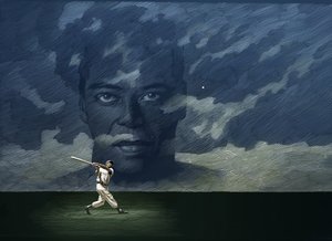 Fences, 2019 (karalama tahtası, dijital olarak renklendirilmiş) by Scott McKowen