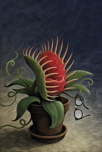 Little Shop of Horrors, 2015 (karalama tahtası, dijital olarak renklendirilmiş) by Scott McKowen