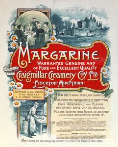 Craigmillar Creamery tarafından üretilen margarin reklamı by Scottish School