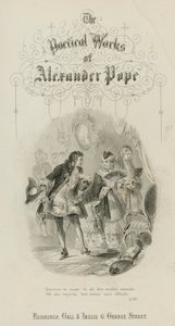 Kilidin Tecavüz sahnesinden, Alexander Pope (gravür) by Scottish School