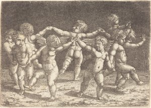 Aşk Tanrılarının Dansı by Sebald Beham