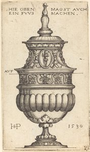 Oval Madalyonlu Çifte Kadeh by Sebald Beham