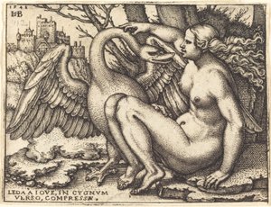 Leda ve Kuğu by Sebald Beham
