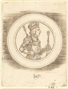 Macaristan ve Bohemya Kralı Ferdinand Madalyası by Sebald Beham