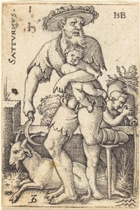 Satürn by Sebald Beham
