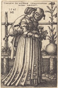 Leydi ve Ölüm by Sebald Beham