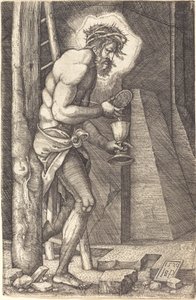 Çarmıhın Dibinde Acıların Adamı by Sebald Beham