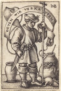 pazar köylüsü by Sebald Beham