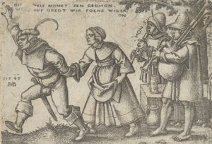 Köylü Bayramından veya On İki Aydan Yıl Sonu, 1546. by Sebald Beham