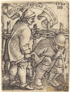 Kusmuk Köylü by Sebald Beham