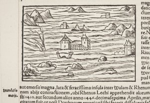 Cosmographia, Fol 516'nın detayı by Sebastian Munster