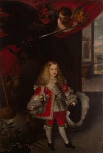 İspanya Kralı II. Charles'ın Çocukken Portresi, 1667-1670 by Sebastian de Herrera Barnuevo