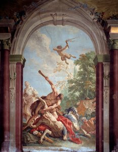 Herakles ve Centaur Nessos - Fresk
