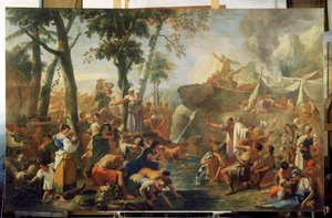 Musa Kayadan Su Çekiyor by Sebastiano Ricci