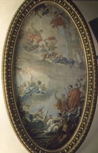 Bilimin Yüceltilmesi (tuval üzerine yağlı boya) by Sebastiano Ricci