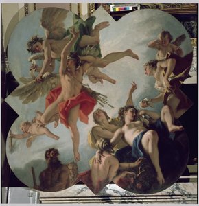 Aşkın cezası (tuval üzerine yağlı boya by Sebastiano Ricci