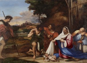 Çobanların Hayranlığı, 1510 by Sebastiano del Piombo