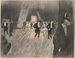 Balenin Sahne Arkası by Sem (Georges Gourçat)
