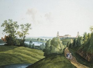 Semyon Fyodorovich Shchedrin (Semion Chtchedrine) (1745-1804) tarafından ""Tsarskoye Selo