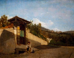 Villa Toscana Portikosu, 1861 dolayları (tuval üzerine yağlı boya)