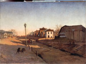Dışarı Çıkan Gün - Resim Sergei Ivanovich Svetoslavsky (Svetoslavsky) (1857-1931), tuval üzerine yağlı boya - Rus sanatı by Sergei Ivanovich Svetoslavsky