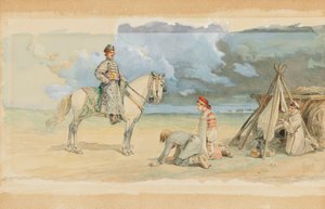 Boyarın gelişi. by Sergei Sergeyevich Solomko